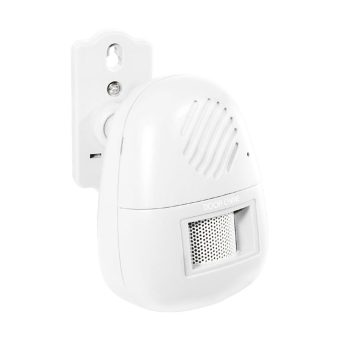   SOMOGYI Home HS 11 belépésjelző fali tartóval, 120°-ban állítható, állítható hangerő, hálózati adapter csatlakoztatási lehetőség, elemes tápellátás