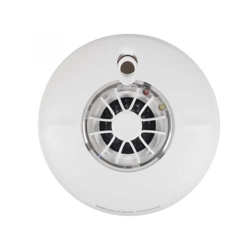 SOMOGYI FireAngel HT-630-NEUT Thermistek hőérzékelő, beépített, nem cserélhető lítium elem, 10 év várható üzemidő, W2-modulal hálózatba kapcsolható, fehér