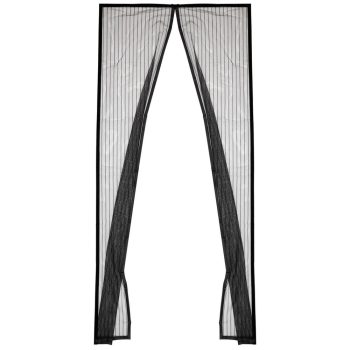   SOMOGYI Home ISM 90210 mágneses szúnyogháló, 90 x 210 cm ajtóra, tépőzár felhelyezés, mágneses záródás