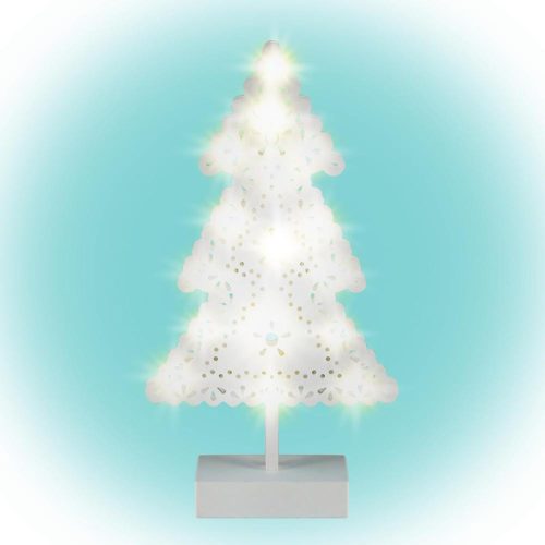 SOMOGYI Home KAD 19 PINE karácsonyfa asztaldísz, 20 db LED, ABS műanyag, 21 x 39 cm