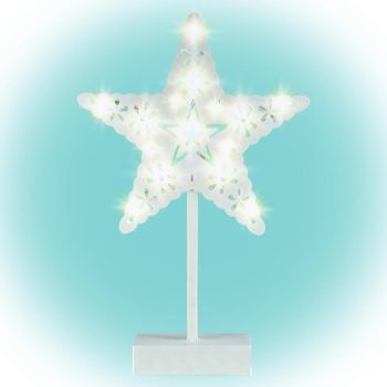   SOMOGYI Home KAD 20 STAR csillag asztaldísz, 20 db LED, ABS műanyag, 25 x 39 cm