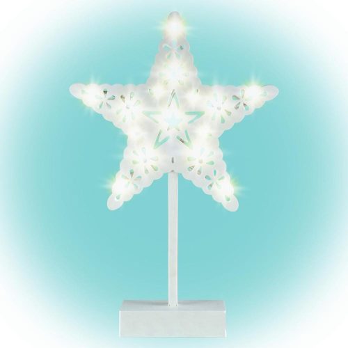SOMOGYI Home KAD 20 STAR csillag asztaldísz, 20 db LED, ABS műanyag, 25 x 39 cm