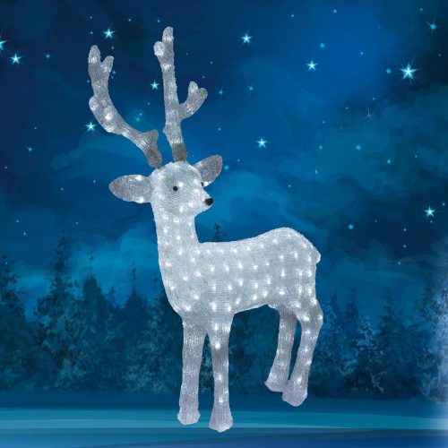 SOMOGYI Home KDA 40 akril rénszarvas, 200 db LED, IP44, kültéri, beltéri
