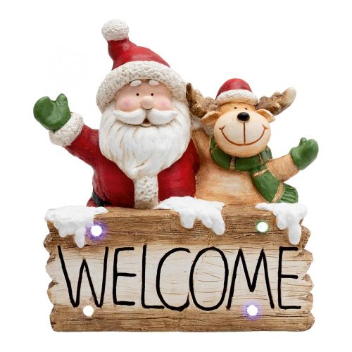 SOMOGYI LED-es kerámia figura, WELCOME