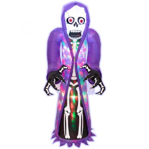 SOMOGYI Home KD 150 CS felfújható halloween csontváz, 152 cm, belső LED projektorral, beépített ventilátor, kül- és beltéri