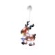SOMOGYI Home KID 311 rénszarvas ablakdísz, 10 db LED, öntapadó elemtartó, 10 x 26 cm