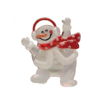 SOMOGYI LED-es ablakdísz, hóember