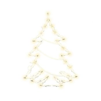   SOMOGYI Home KID 502 világító fenyő ablakdísz, 41cm, 230V