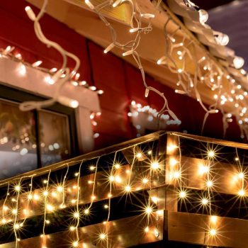 SOMOGYI LED-es fényfüggöny, 900 db melegfehér LED