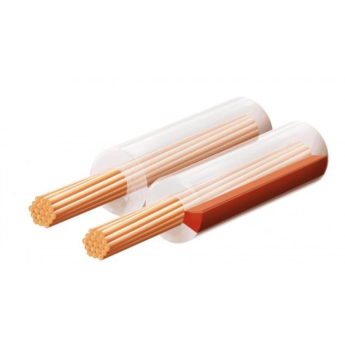 SOMOGYI SAL KL 1T hangszóróvezeték, átlátszó, 2 x 1 mm2, 0,1 mm elemi szál, 100 m/ tekercs