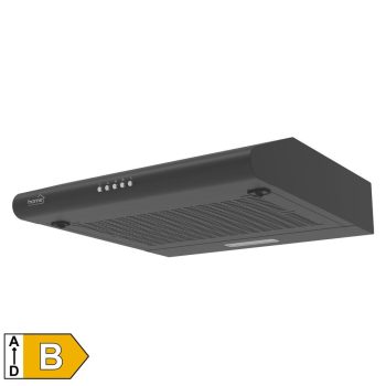   SOMOGYI Home KPE 5019B konyhai páraelszívó STORM, három sebességfokozat, légszállítás: 190 m3/h, 38 W, 50 cm, fekete