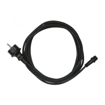   SOMOGYI Home KSH 5 hálózati csatlakozó kábel, 5 m, kül- és beltéri kivitel, fekete