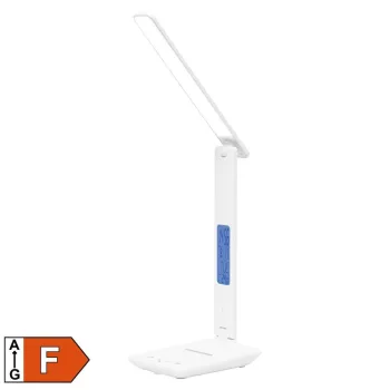   SOMOGYI Home LA 10 Q asztali lámpa vezeték nélküli töltővel, 600 lm, 6 W, 5 fokozat, vezeték nélküli Qi töltő (max. 10 W)