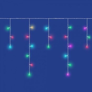   SOMOGYI iSparkle LEDS108IV-1 LED-es fényfüggöny, 3 m / 108 db RGB LED, applikációval vezérelhető, smart, kül- és beltéri kivitel