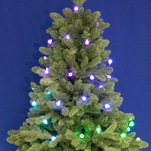 SOMOGYI iSparkle LEDS120DV LED-es fényfüzér, 11,9 m / 120 db RGB LED, gömb, applikációval vezérelhető, smart, kül- és beltéri kivitel