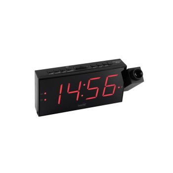   SOMOGYI Home LTCP 01 digitális, LED ébresztőóra projektorral, 24 órás folyamatos időkivetítés, háromféle fényerősség, elemes vagy hálózati tápellátás