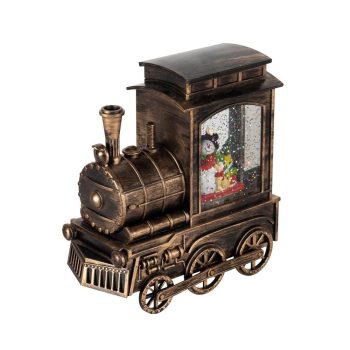   SOMOGYI Home LTN 14 lámpás vízkeveréssel, csillámokkal, mozdony, LED, kapcsolható, 3 funkció, műanyag, beltéri