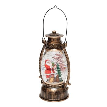   SOMOGYI Home LTN 15 lámpás vízkeveréssel, csillámokkal, viharlámpa, LED, kapcsolható, műanyag, beltéri