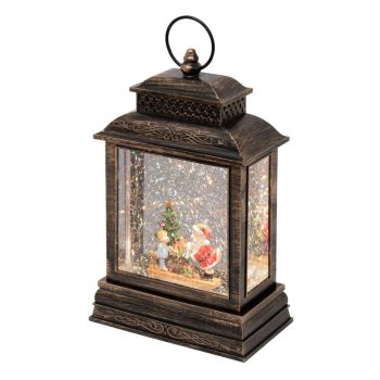   SOMOGYI Home LTN 16 lámpás vízkeveréssel, csillámokkal, mikulás, LED, kapcsolható, 3 funkció, műanyag, beltéri