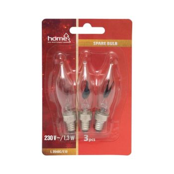   SOMOGYI Home L 2040C/E10 pótizzó, KAD 07, KAD 07/RD, gyertyaláng, 3 db