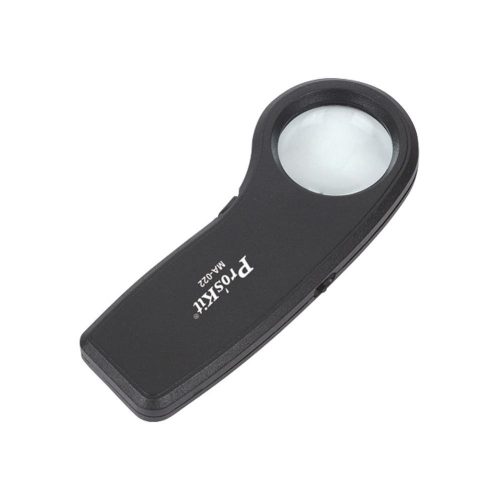 SOMOGYI Pro'skit MA-022 kézi nagyító világítással, bankjegyvizsgáló, 27 mm átmérő, 7,5x nagyítás