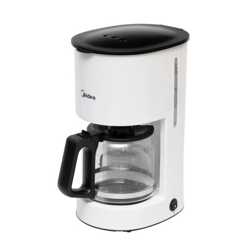 SOMOGYI Midea MA-D1502AW kávéfőző, 1000 W, 1,25 literes, melegentartó talapzat, Pause 'n Serve funkció, fehér-fekete