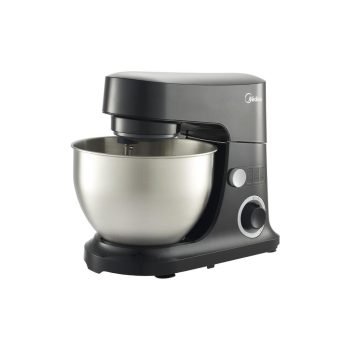   SOMOGYI Midea MJ-KM6001W konyhai robotgép, 600 W, ABS burkolat, 4 literes rozsdamentes keverőtál, antracit