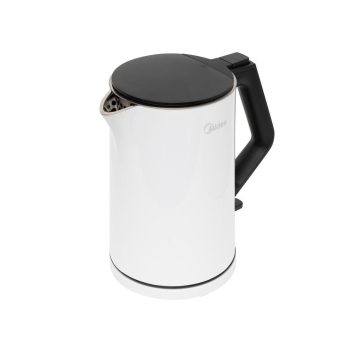   SOMOGYI Midea MK-15H01A vízforraló, max. 2200 W, 1,5 L, duplafalú, fehér-fekete