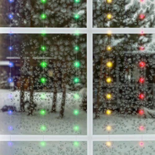 SOMOGYI Home MLF 240 RGB SMART micro LED-es fényfüggöny, 3x2,4 m / 240 RGB micro LED, smart, távirányító, USB csatlakozó, beltéri kivitel