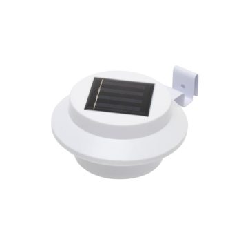   SOMOGYI Home MX652 napelemes kerti lámpa, 3 db nagy fényerejű melegfehér LED, akkumulátor, IP44