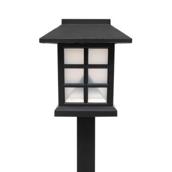   SOMOGYI Home MX716 napelemes kerti lámpa, 12db-os display, műanyag, 2 db hidegfehér LED, kültéri, beltéri