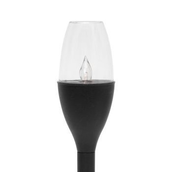   SOMOGYI Home MX717 napelemes kerti lámpa, 12db-os display, műanyag, 2 db hidegfehér LED, kültéri, beltéri