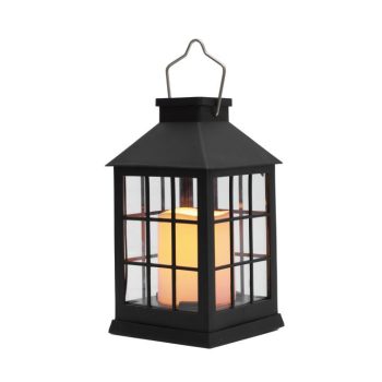   SOMOGYI Home MXLTN1 napelemes lámpás, 1db melegfehér LED, valósághű lángeffekt, akkumulátor, 6db-os display