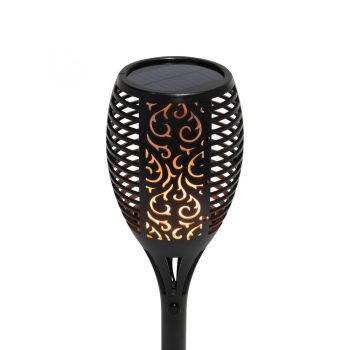   SOMOGYI Home MX 300 napelemes kerti fáklya, 72 LED, automatikus, napelem és töltő, időjárásálló