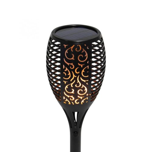 SOMOGYI Home MX 300 napelemes kerti fáklya, 72 LED, automatikus, napelem és töltő, időjárásálló