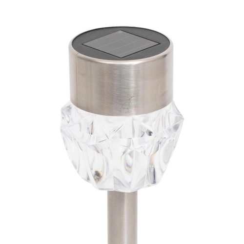 SOMOGYI Home MX 809 napelemes kerti lámpa, 1 db LED, fém, időjárásálló, automatikus, hidegfehér