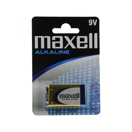 SOMOGYI Maxell 6LR61 9V elem, alkáli, 1 db/csomag