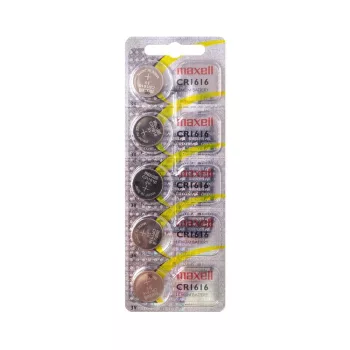 SOMOGYI Maxell CR1616 gombelem, lítium, 3V, 5 db/csomag