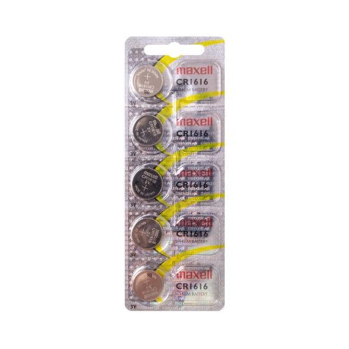 SOMOGYI Maxell CR1616 gombelem, lítium, 3V, 5 db/csomag