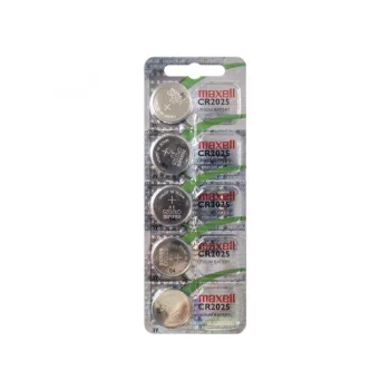 SOMOGYI Maxell CR2025 gombelem, lítium, 3V, 5 db/csomag