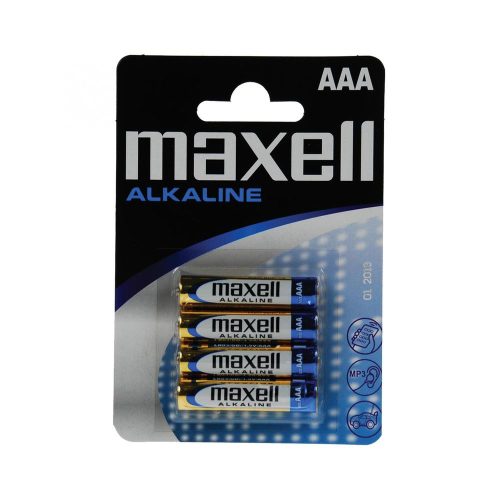 SOMOGYI Maxell LR03 AAA elem, alkáli, mini ceruza, 1,5V, 4 db/csomag