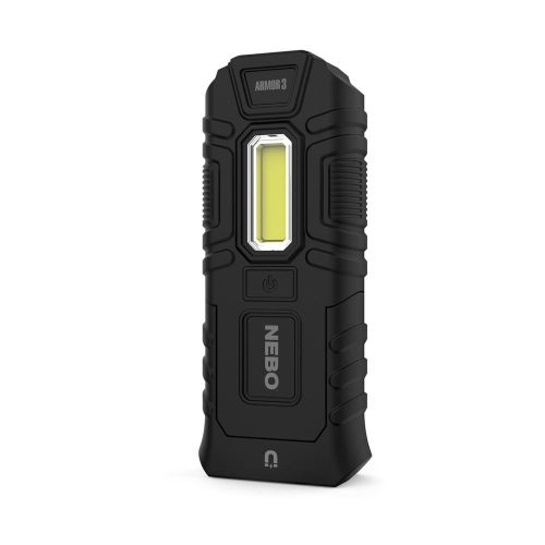 SOMOGYI NEBO ARMOR 3 szerelő- és zseblámpa, NE6526, 360 lm - 40 lm, IPX7, Direct-to-Red funkció, acélcsipesz, mágneses talp, 3 üzemmód
