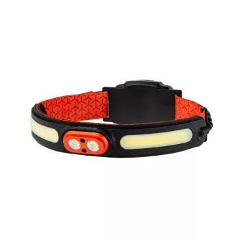   SOMOGYI NEBO NEB-HLP-0021-G CURVBEAM 600 FLEX fejlámpa, 600 lumen, 1100mAh, COB LED, IPX4, 180°-os világítás