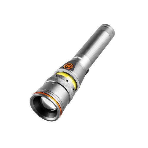 SOMOGYI NEBO NEB-WLT-0024-G Franklin Twist zseblámpa, 400 lm - 10 lm, 6 funkció, IPX4, 4x zoom, 2000 mAh, mágneses, övcsipesz