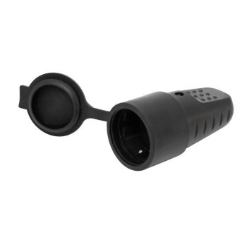   SOMOGYI Home NGA03 IP44 földelt lengő aljzat, egyenes kábelvezetéssel