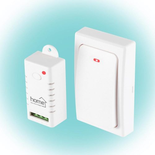 SOMOGYI Home NVK SWITCH vezeték és elem nélküli lámpakapcsoló, 230 V~ / 3000 W / 13 A, kinetikus energia, 120 m hatótáv, ezisztív terhelés kapcsolására