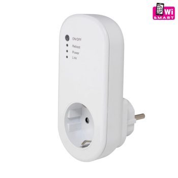   SOMOGYI Home NVS 3 RF SMART aljzat RF master funkcióval, 433,92 MHz-es távirányítható aljzatok vezérlése távolról, Wi-Fi 2,4 GHz 802.11 b/g/n