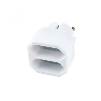   SOMOGYI Home NV 1/WH hálózati elosztó, 2 EURO aljzat gyermekvédelemmel ellátva, 2x500W, fehér