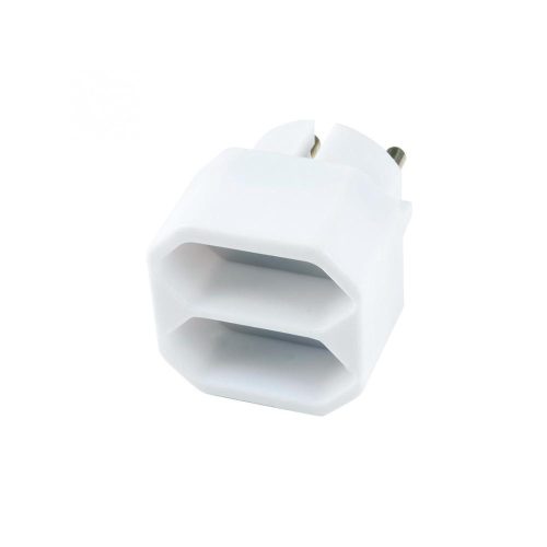 SOMOGYI Home NV 1/WH hálózati elosztó, 2 EURO aljzat gyermekvédelemmel ellátva, 2x500W, fehér