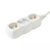 SOMOGYI Home NV 14/WH hálózati elosztó, 1,5 m, H05VV-F 3G1,0 mm2 kábel, IP 20 kivitel, 2 védőérintkezős és 2 euro aljzat, max. 3500W, fehér